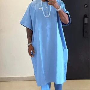 Traditional Men’s Agbada Set