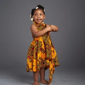 Afriken Print Dress - Kids
