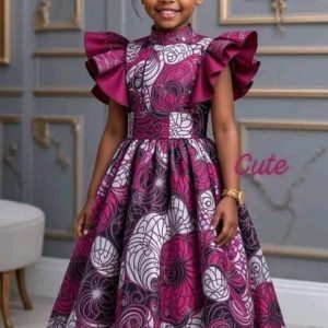 Afriken Prettywave dress for girls